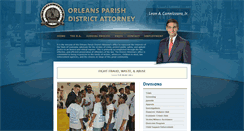 Desktop Screenshot of orleansda.com